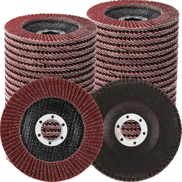 40/60/80/100/120 Grit Grinding Sanding 50 Pack Flap Discs for Angle Grinder AU