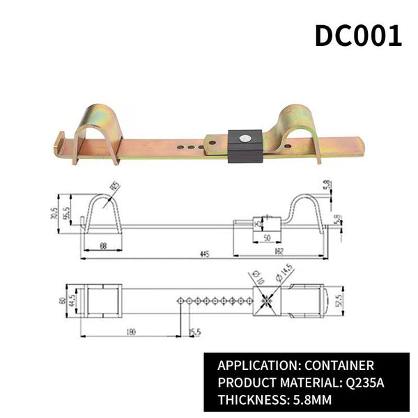 Logistics Container Lock Seal Cargo Door Lock High Security Tamper-Proof Barrier
