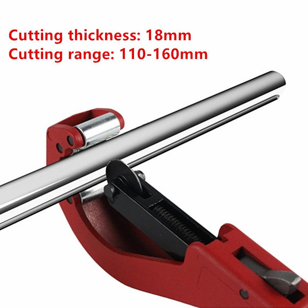 110-160mm Water Tube Cutter Pipe Cutter PVC/PPR/PE/PP Pipes Sewer Tubing Cutter