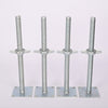 4 Pcs Scaffolding Adjustable Leveling Jack Steel Screw Large Bearing Capacity
