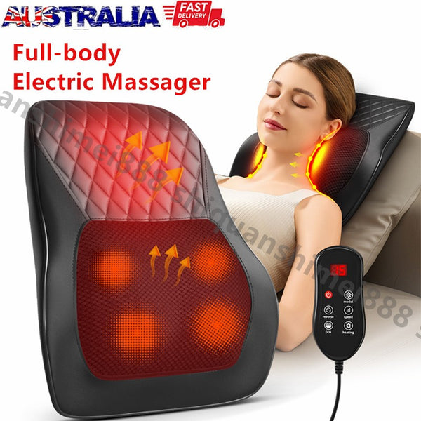 Massage Pillow Shoulder Neck Massager Waist Back Full-body Electric Massager