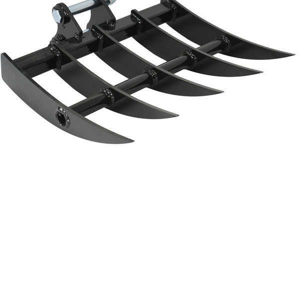 Diggers Metal Backhoe Rake Mini Excavator Attachment Rake  For Land Clearing AU