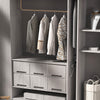 Pull-Down Ironing Board Wardrobe Mounted 180°Rotatable Ironing Board for Cabinet