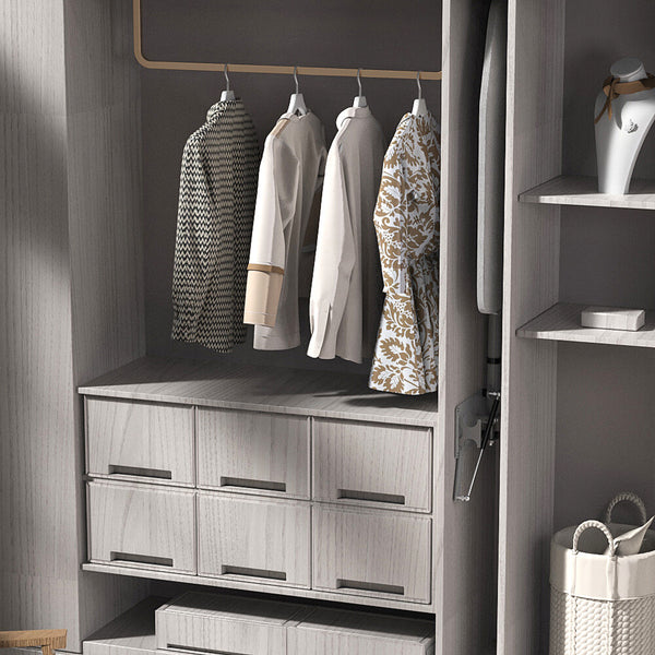 Pull-Down Ironing Board Wardrobe Mounted 180°Rotatable Ironing Board for Cabinet