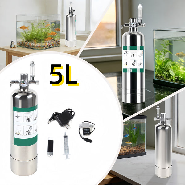 5L Aquarium CO2 Generator System Quick-Release for Aquarium Plants Tanks AU
