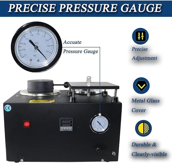 3IN1 Vacuum Investing Casting Machine Melting Furnace Jewelry Lost Wax Casting