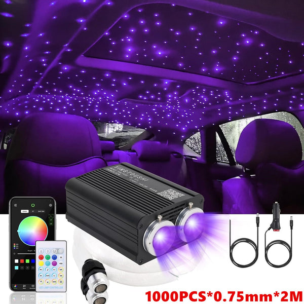 1000pc Fiber Optic Car Home Headliner Star Light kit Roof Ceiling Light w/Remote