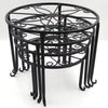 5 Pack Plant Stand Heavy Duty Outdoor Indoor Flower Pots Holder Metal 5 Sizes AU
