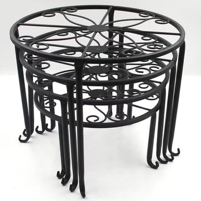 5 Pack Plant Stand Heavy Duty Outdoor Indoor Flower Pots Holder Metal 5 Sizes AU
