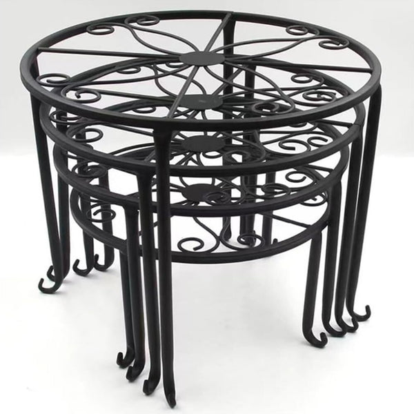 5 Pack Plant Stand Heavy Duty Outdoor Indoor Flower Pots Holder Metal 5 Sizes AU