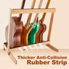 Guitar Stand Folding Design Multiple Guitars Storage Rack w/ Removable Retainers