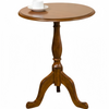 Wooden Side Table Round End 50cm Bedside Table Vintage Coffee Table Nightstand