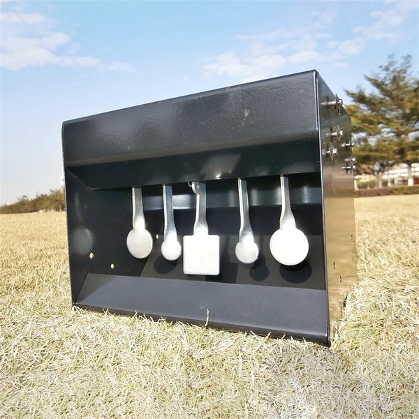 Target Box Pellet Gun Target Trap Resets with Center Shot for Outdoor & Indoor