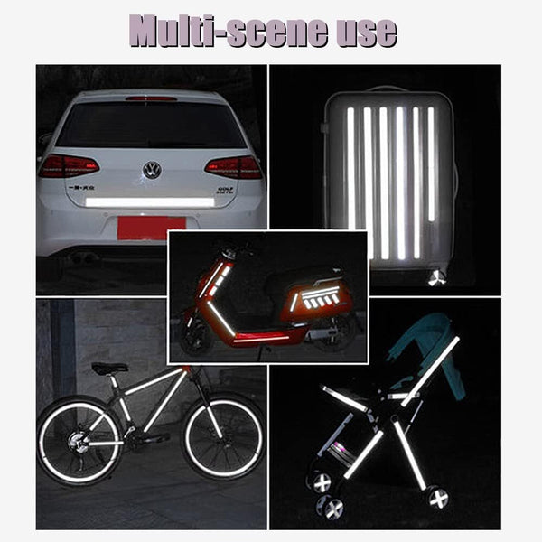 25M Reflective Tapes Safety Warning Adhesive Sticker Car Truck Decal Strip Roll