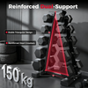 Dumbbell Rack Stand Only Weight Rack for Dumbbells Compact A-Frame Home Gym Use
