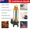 1500W Submersible Sewage Cutter Shredder Pump Industrial Dirty Water Pump 12m³/h