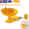 Eye Wash Station Wall Mounted Eyewash Station Emergency Eye Face Washing Station