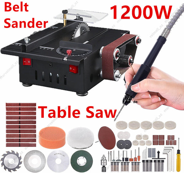 Table Saw Electric Cutting Sanding Machine Woodworking Chainsaw Grinding Tool
