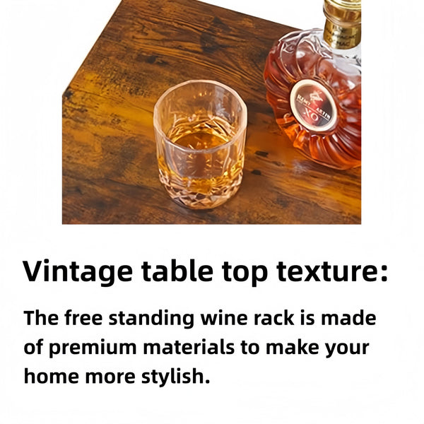 3-Tier Metal Wine Rack Wine Bottle Storage Shelf Display Cabinet for Home Bar AU