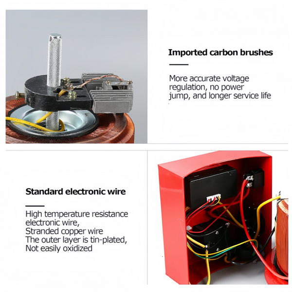 Variable Voltage Converter Transformer with LCD Display 220V Input 0-300V Adjust