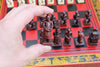 Antique Chinese Terra-Cotta Warriors Chess Set Wooden Chess Board Pieces Gifts