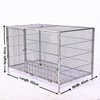 Poultry Cage Chicken Coop With Trough For Farming Breeding And Poultry Raising