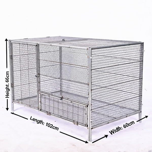 Poultry Cage Chicken Coop With Trough For Farming Breeding And Poultry Raising