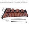 25 Note Xylophone Professional Wooden Glockenspiel Xylophone with Pair Mallet