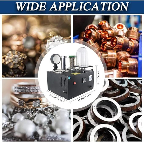 3IN1 Vacuum Investing Casting Machine Melting Furnace Jewelry Lost Wax Casting