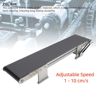 Desktop Conveyor Belt Electric Metal Conveyor Experiment Teaching Equipment 220V