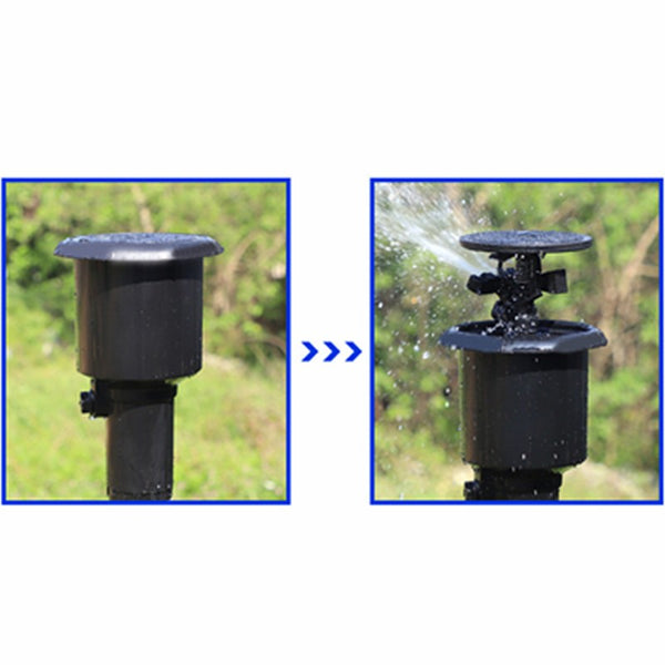 Rotary Sprinkler Popup Rocker Impact Nozzle Garden Yard Irrigation Watering Tool