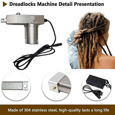 Portable Handheld Dreadlock Machine Crochet Braiding Making Machine 6/8/10 mm