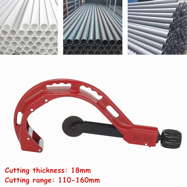 110-160mm Water Tube Cutter Pipe Cutter PVC/PPR/PE/PP Pipes Sewer Tubing Cutter