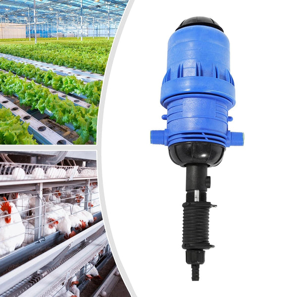 0.2%~2% Automatic Fertilizer Injector Water Powered Dosing Pump 3/4" Adjustable