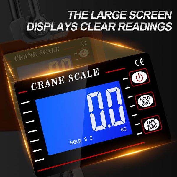Digital Crane Scale Heavy Duty Hanging Scale Industria Crane Scale 2200lb/1000Kg
