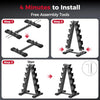 Dumbbell Rack Stand Only Weight Rack for Dumbbells Compact A-Frame Home Gym Use