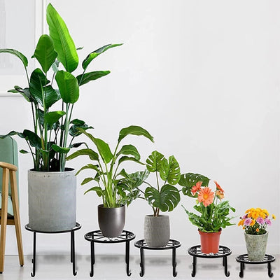 5 Pack Plant Stand Heavy Duty Outdoor Indoor Flower Pots Holder Metal 5 Sizes AU