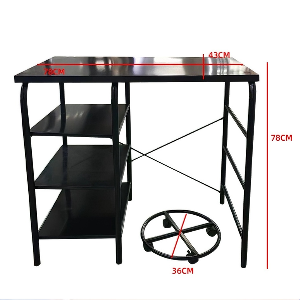 Gas Stove Cooking Table 3-Tier Kitchen Storage Rack Dish Organizer Detachable