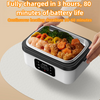 Electric Heated Lunch Box Heating Hot Travel Bento Food Warmer Travel Lunch Box