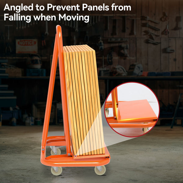 Drywall Cart Dolly Steel Panel Dolly Panel Truck Cart for Plywood Plasterboard