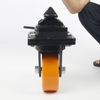 8" Super Heavy Duty ISO Shipping Container Caster Wheels With Directional Lock
