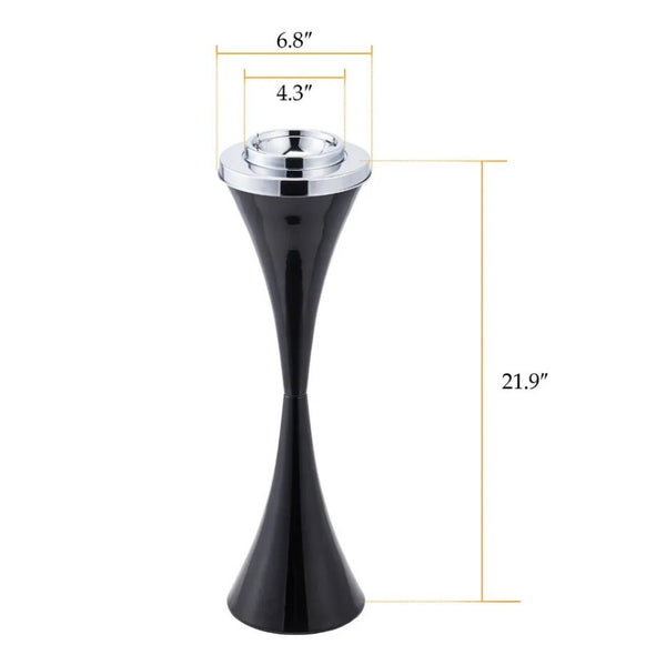 Free Standing Ashtray Floor Cigarette Ash Tray Stainless Steel Litter Ashbin  AU