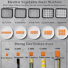6 in1 Electric Vegetable Dicer Commercial Stainless Steel Slicer Machine Chopper