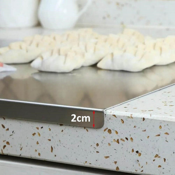 304 Stainless Steel Cutting Chopping Board Pastry Bench Protector 50/60/70/80CM