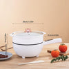 4L 28cm Electric Frying Pan with Steamer&Lid Non-stick Multifunctional Cookware