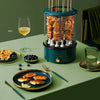 Electric Grill Barbecue Auto Rotating Smokeless Oven Kebab BBQ Machine w/ Skewer