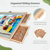 1500PCS Tilting Puzzle Board with 4 Drawers Cover Adjustable Jigsaw Puzzle Table