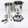 24L Autoclave Sterilizer Dental Medical Lab Equipment Stainless Steel