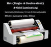350mm Laminator Machine Cold Hot Roller for Paper Card Wood Veneer PVC Foil