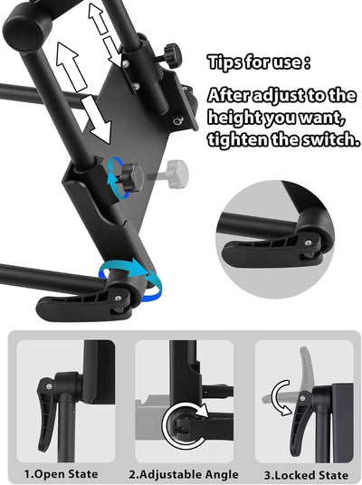 Massage Headrest for Bed Face Cradle Adjustable Multi Function for Salon Home